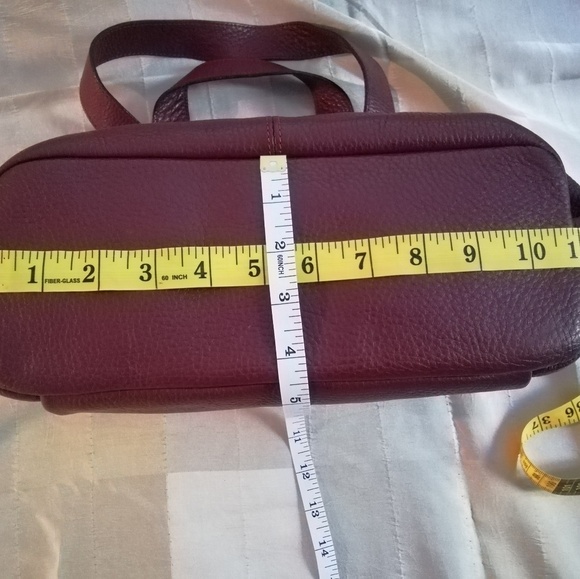 Nuovedive genuine leather satchel shoulder bag - Picture 5 of 7